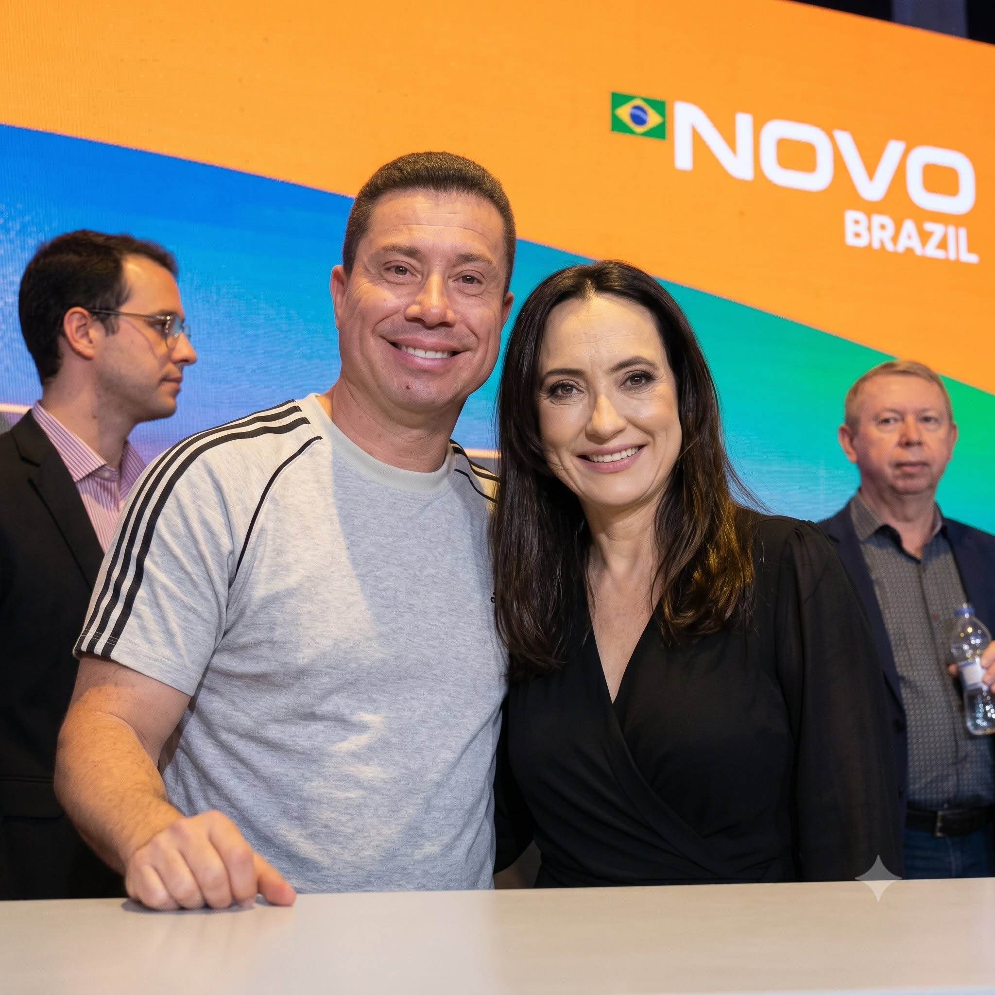 Lúcio Renato com Rosângela Moro